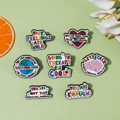 Colorful Cartoon Enamel Pins for Backpack Clothes Cap Holiday Gift