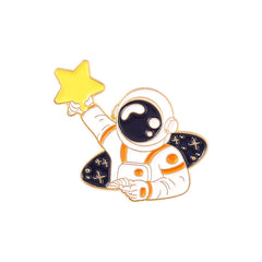 Astronaut Series Metal Pins for Backpack and Clothes