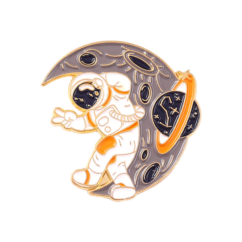 Astronaut Series Metal Pins for Backpack and Clothes
