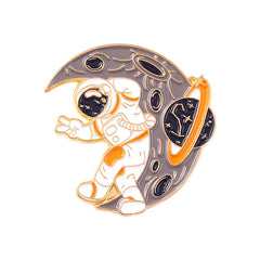 Astronaut Series Metal Pins for Backpack and Clothes