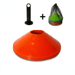 10pcs Soccer Cone Set Agility Training Equipment