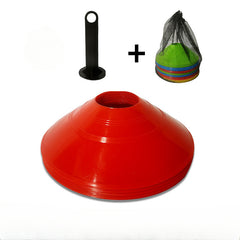 10pcs Soccer Cone Set Agility Training Equipment