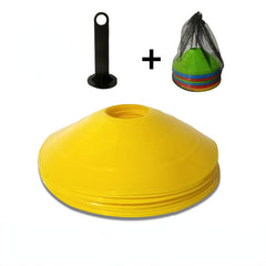 10pcs Soccer Cone Set Agility Training Equipment