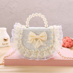 Princess Lace Crossbody Bag Coin Purse with Bow