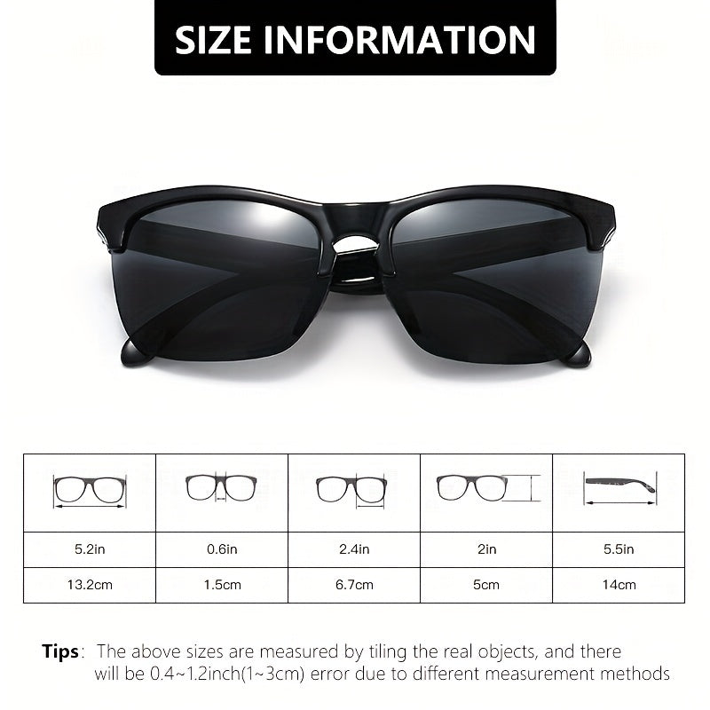 Large Frame Polarized Sunglasses for Cycling and Driving