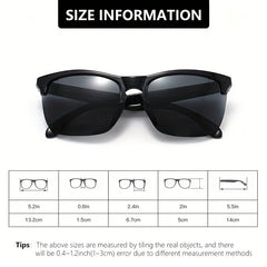 Large Frame Polarized Sunglasses for Cycling and Driving