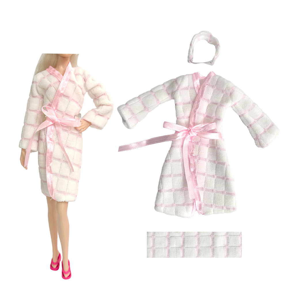 Princess Doll Clothes Set with Bath Towel, Pajamas, Stockings, Hat - Girl Toy