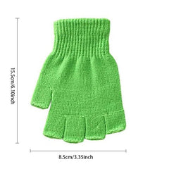 Winter Fleece Half Finger Gloves for Men and Women