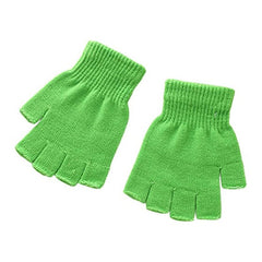 Winter Fleece Half Finger Gloves for Men and Women