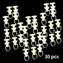 30pcs Plastic Curtain Pulley Modern Home Improvement Windows Curtains Hardware