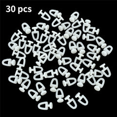 30pcs Plastic Curtain Pulley Modern Home Improvement Windows Curtains Hardware
