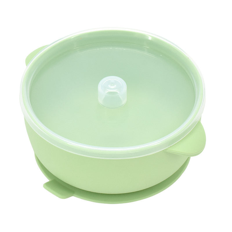 400ml Baby Silicone Bowl With Lid Baby Feeding Tableware