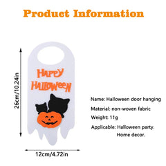 Halloween Hanging Decor Pumpkin Skull Ghost Cat Pattern Props
