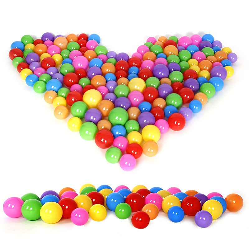 Soft Plastic Ocean Ball Pit Balls 100pcs for Kids Baby Pool Water Toys