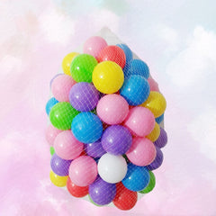 Soft Plastic Ocean Ball Pit Balls 100pcs for Kids Baby Pool Water Toys
