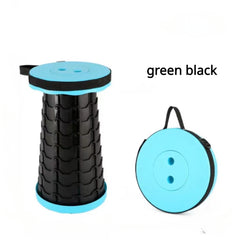 Portable Telescopic Stool Adjustable Height Plastic Stool for Outdoor Camping