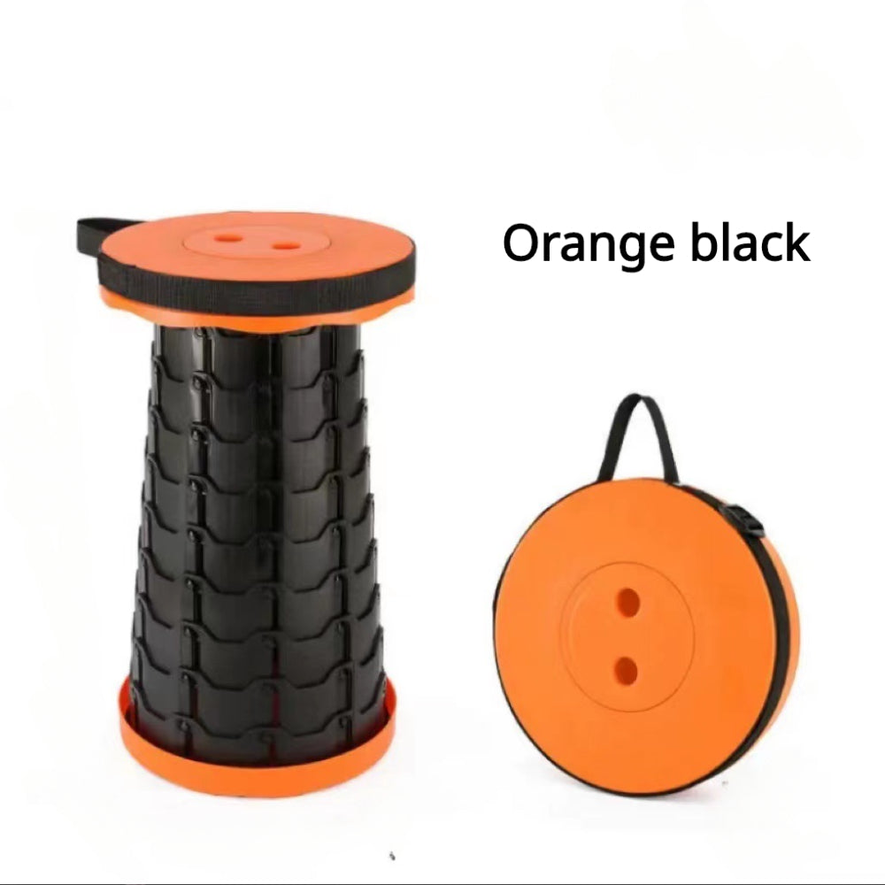 Portable Telescopic Stool Adjustable Height Plastic Stool for Outdoor Camping