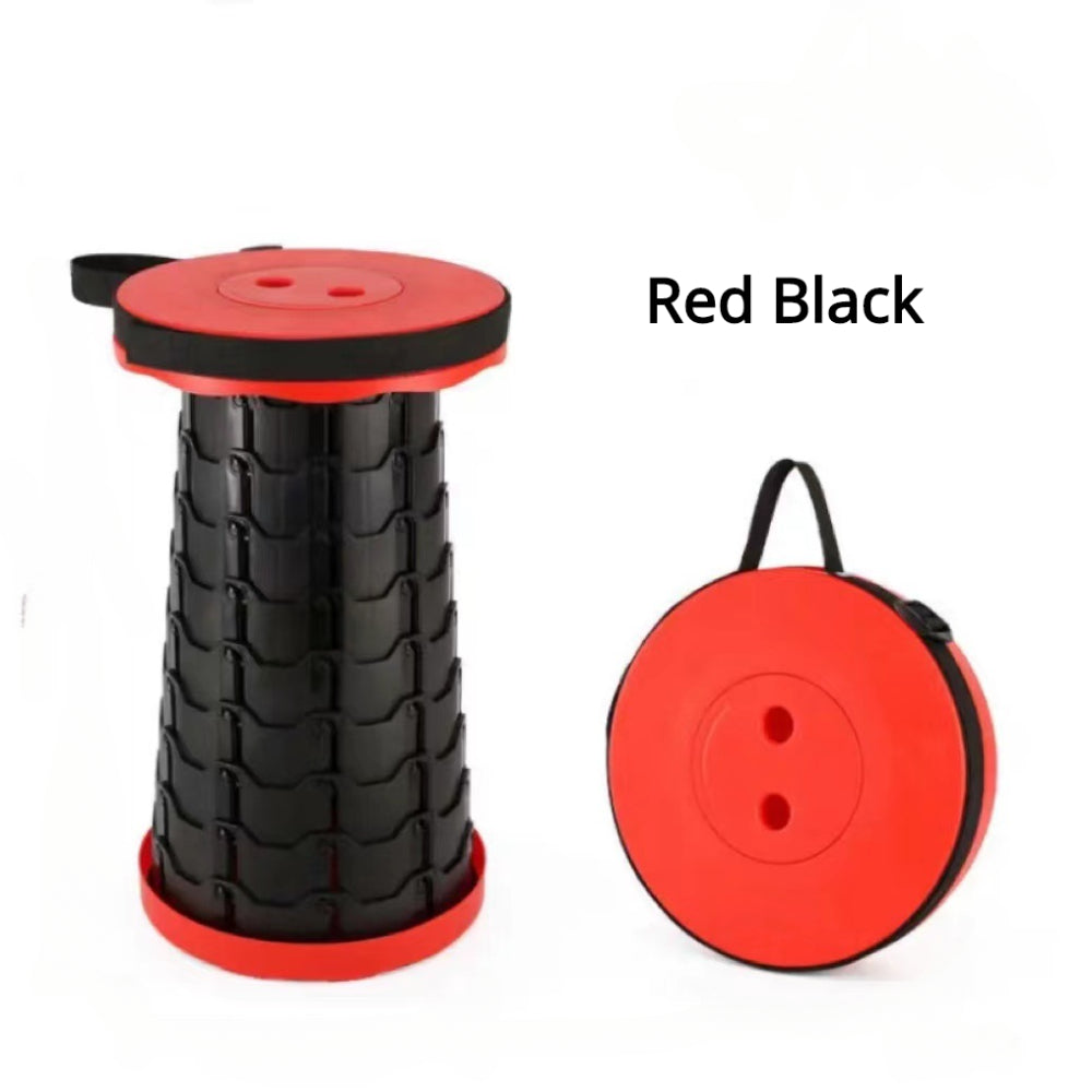 Portable Telescopic Stool Adjustable Height Plastic Stool for Outdoor Camping