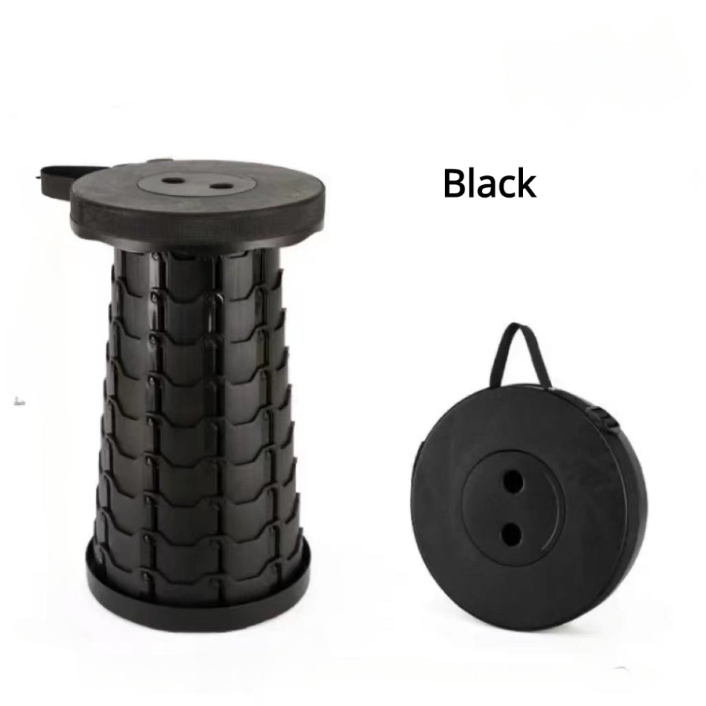 Portable Telescopic Stool Adjustable Height Plastic Stool for Outdoor Camping