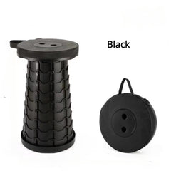 Portable Telescopic Stool Adjustable Height Plastic Stool for Outdoor Camping