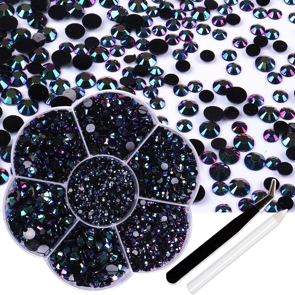 Pink AB Flatback Rhinestones Crafts Kit