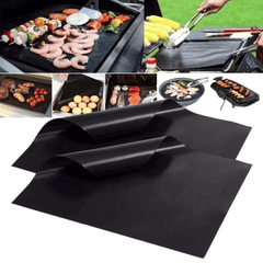 1pc Reusable Non Stick BBQ Grill Mat Baking Sheet Outdoor Picnic Cooking Tool