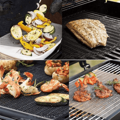 1pc Reusable Non Stick BBQ Grill Mat Baking Sheet Outdoor Picnic Cooking Tool