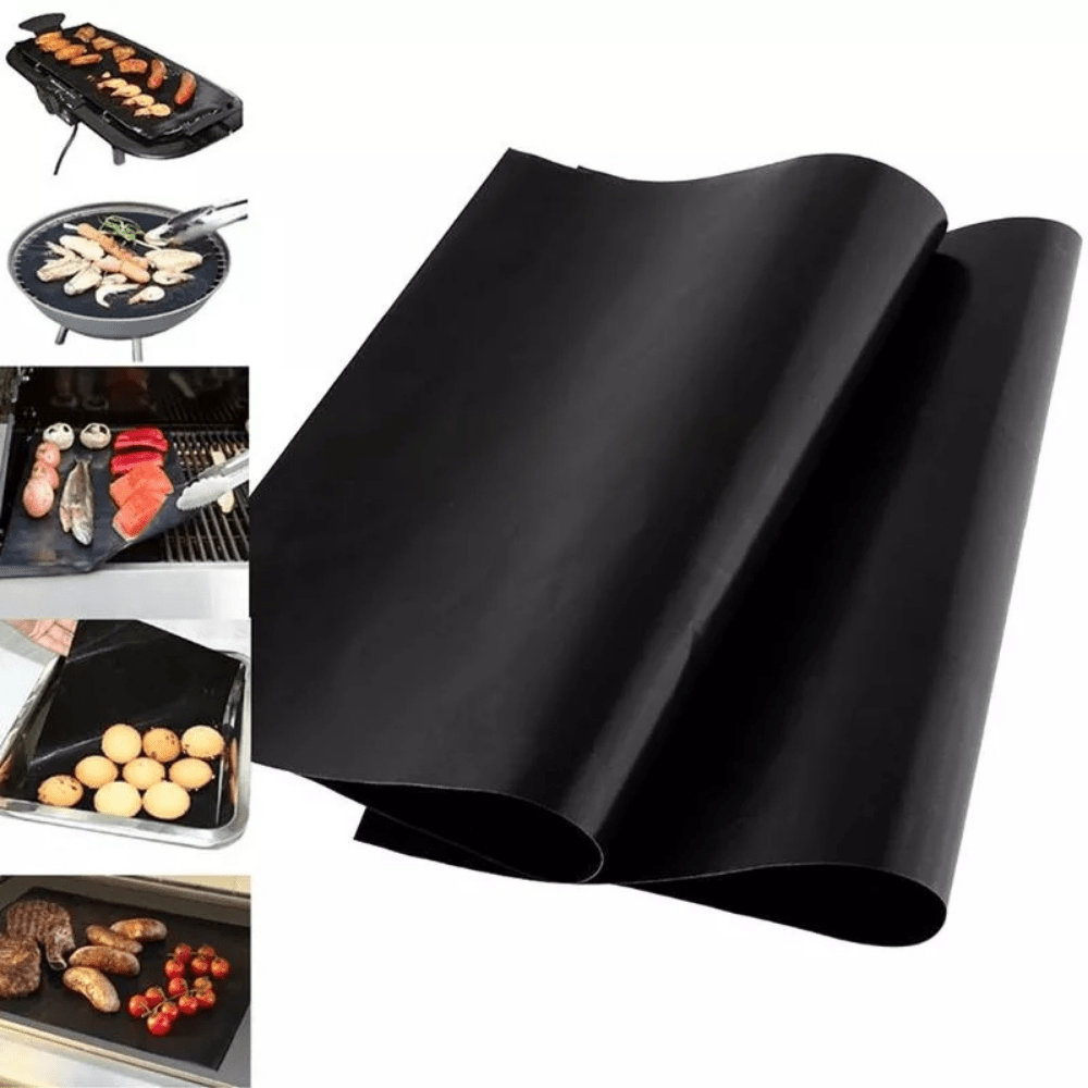 1pc Reusable Non Stick BBQ Grill Mat Baking Sheet Outdoor Picnic Cooking Tool