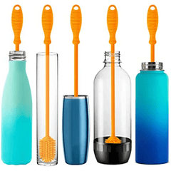 12.5" Silicone Bottle Brush - Water Bottle Cleaning Tool