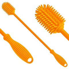12.5" Silicone Bottle Brush - Water Bottle Cleaning Tool