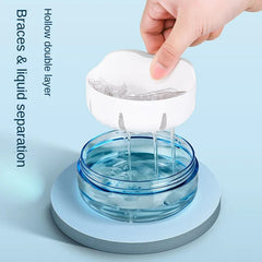 False Teeth Set Box Cleaning Retainer Storage Box Portable Case