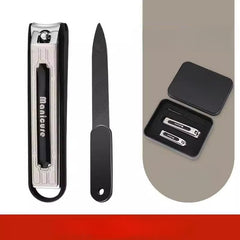 Portable Nail Clippers Set Fingernail & Toenail Cutter Manicure Tool
