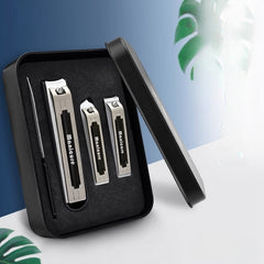 Portable Nail Clippers Set Fingernail & Toenail Cutter Manicure Tool