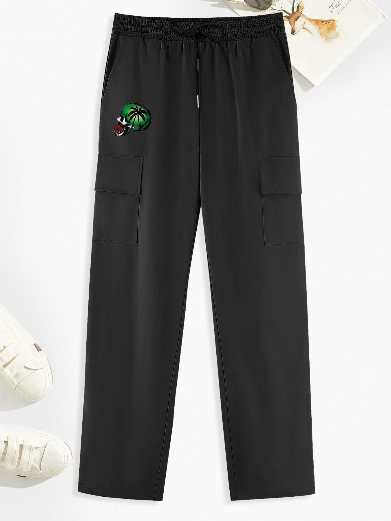 Men's Stretch Cargo Pants for Summer Fall