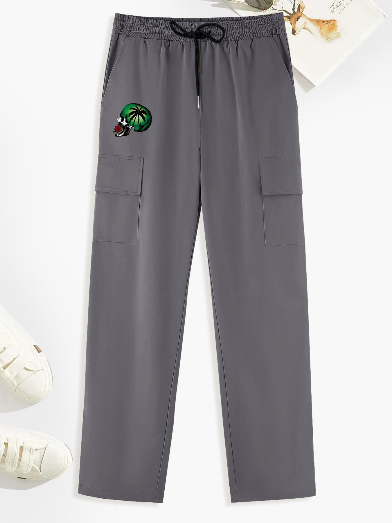 Men's Stretch Cargo Pants for Summer Fall