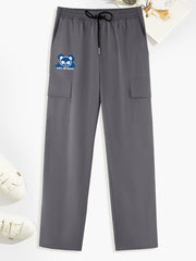 Men's Stretch Cargo Pants with Pockets for Summer/Fall