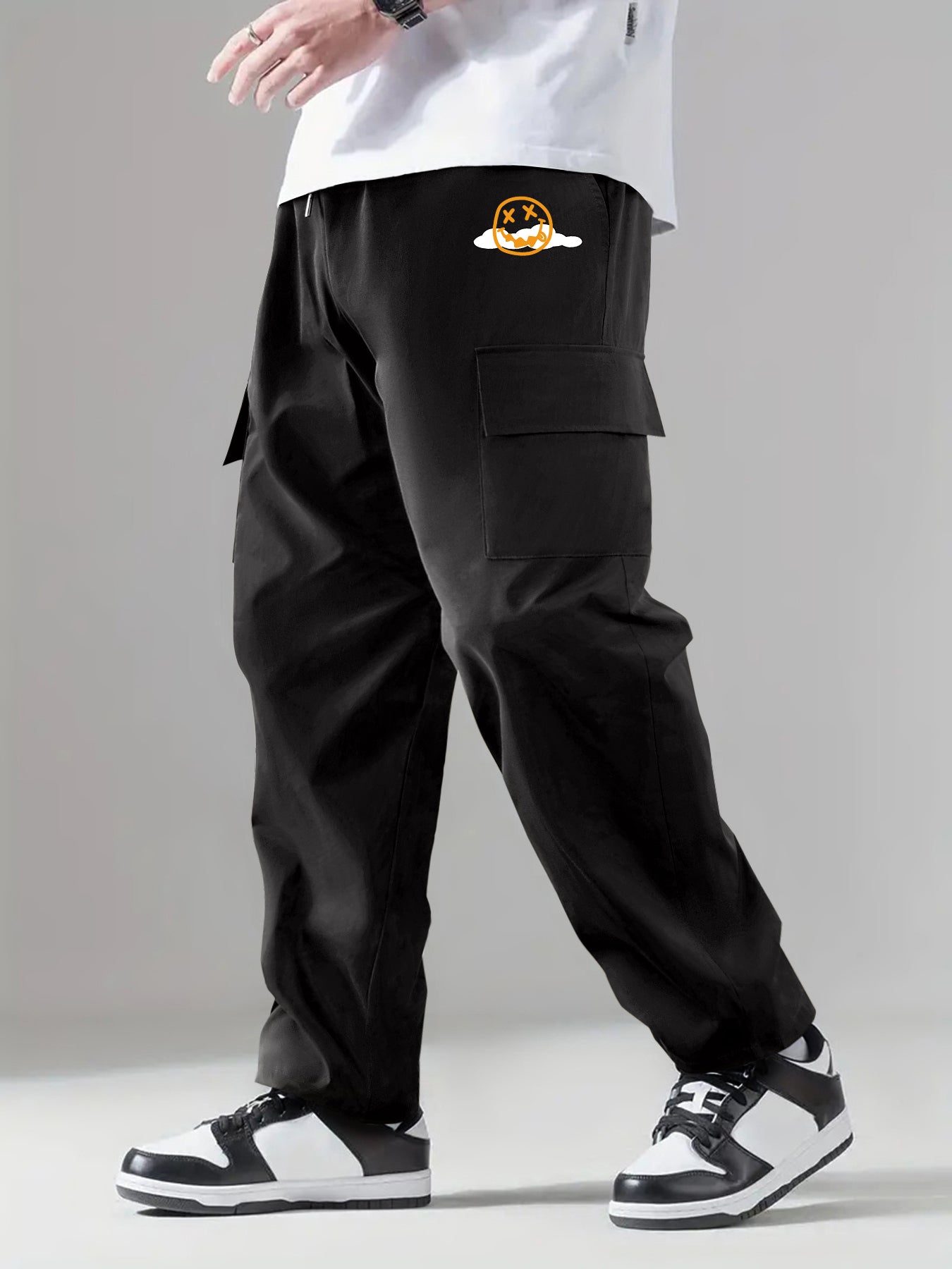 Men's Stretch Cargo Pants for Summer Fall