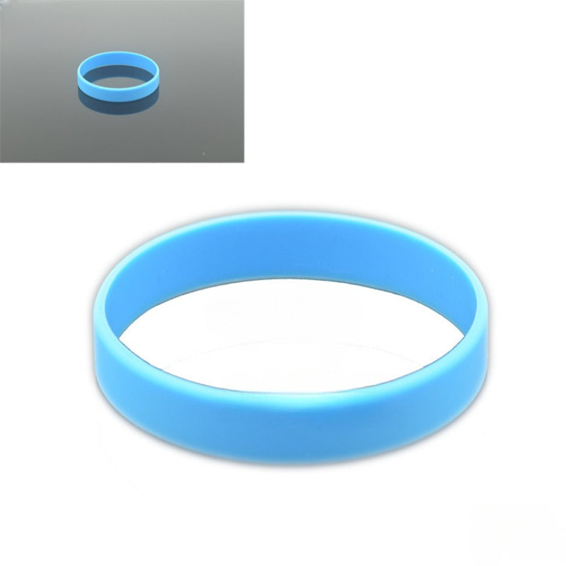 Minimalism Silicone Bracelet Waterproof Reusable Wristband Sport Wrist Band