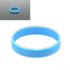 Minimalism Silicone Bracelet Waterproof Reusable Wristband Sport Wrist Band