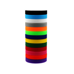 Minimalism Silicone Bracelet Waterproof Reusable Wristband Sport Wrist Band