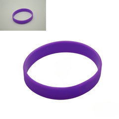 Minimalism Silicone Bracelet Waterproof Reusable Wristband Sport Wrist Band