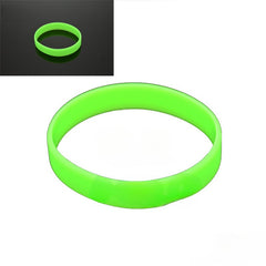 Minimalism Silicone Bracelet Waterproof Reusable Wristband Sport Wrist Band