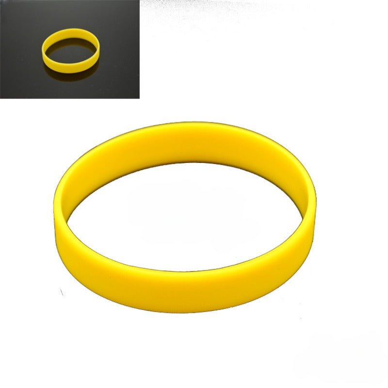 Minimalism Silicone Bracelet Waterproof Reusable Wristband Sport Wrist Band