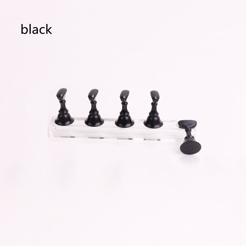 5 Colors Magnetic Nail Holder Stand Shelf for Nail Practice