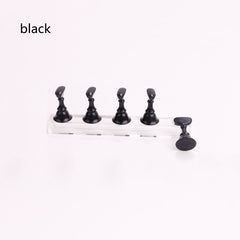 5 Colors Magnetic Nail Holder Stand Shelf for Nail Practice