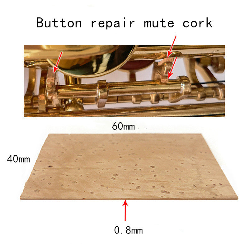 Mid Tone Saxophone Curved Cork Button Mute Cork