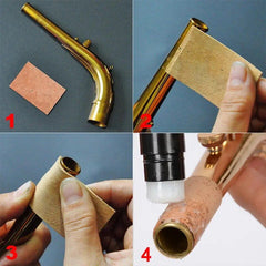 Mid Tone Saxophone Curved Cork Button Mute Cork