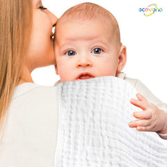 6 Layer Cotton Muslin Burp Towel Baby Burp Pad