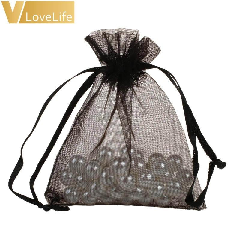 10pcs Organza Pouches Drawstring Gift Bags Jewelry Candy