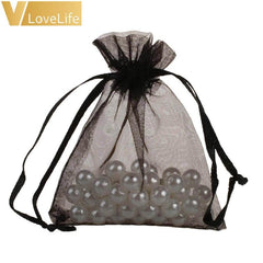 10pcs Organza Pouches Drawstring Gift Bags Jewelry Candy